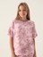Kız Çocuk Tişört 5-15 Yaş Toz Pembe 1