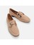 01AYH283300A340 HAKIKI Deri Camel Kadın Loafer 3