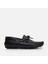 02AYH282740A100 HAKIKI Deri Siyah Erkek Loafer 1