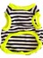 Kedi Köpek Kıyafeti Çizgili Neon Tshirt Atlet 1