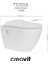 TP325 Terra Asma Klozet + Creavit Yavaş Kapanır Kapak 3