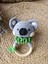 Bebek Yenidoğan Isimli Emzik Zinciri Askısı Hediye Seti Bebekli Amigurumi Koala Sarı 5