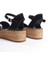 Kadın Süet Platform Espadril Siyah -MCRGN290-S 5