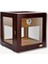 Cam Küp Cedar Tepsili Puro Kutusu Humidor 40s 5