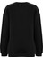 Baskılı Düz Renk Sweatshirt -Siyah 3