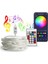 Rgb USB Bluetooth LED Işık Dekor Yılbaşı Ağacı Işığı Organizasyon Animasyonlu LED Işık 10 Metre 1
