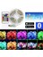Rgb USB Bluetooth LED Işık Dekor Yılbaşı Ağacı Işığı Organizasyon Animasyonlu LED Işık 10 Metre 2