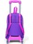 Kids Pembe Mor Milkshake Dondurma Desenli Üç Bölmeli Çekçekli Okul Sırt Çantası 23949 2
