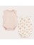 Secret Garden Yenidoğan Kolsuz Body 2li Body Set Pudra/ekru 2