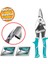 Tenekeci Metal Alüminyum Ince Metal Sac Kesme Makası Izole Saplı Karton Deri Bakır Kesim 25 cm 1