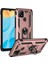 Oppo A15 Uyumlu Kılıf Standlı Manyetik Yüzüklü Military Magnetic Ring Polycarbonate And Tpu Case 1