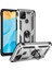 Oppo A15 Uyumlu Kılıf Standlı Manyetik Yüzüklü Military Magnetic Ring Polycarbonate And Tpu Case 1