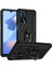 Oppo A16 Uyumlu Kılıf Standlı Manyetik Yüzüklü Military Magnetic Ring Polycarbonate And Tpu Case 1