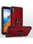 Xiaomi Redmi 7A Uyumlu Kılıf Standlı Manyetik Yüzüklü Military Magnetic Ring Polycarbonate And Tpu Case 4