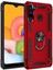 Samsung Galaxy A21 Uyumlu Kılıf Standlı Manyetik Yüzüklü Military Magnetic Ring Polycarbonate And Tpu Case 1