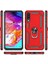 Samsung Galaxy A30S Uyumlu Kılıf Standlı Manyetik Yüzüklü Military Magnetic Ring Polycarbonate And Tpu Case 3
