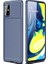 Samsung Galaxy A71 Uyumlu Kılıf Karbon Armor Serisi, Ultra Dayanıklı ve Esnek Slim Fit Karbon Görünümlü Silikon 1