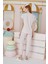 15646 Kadın Baskılı Pijama Takım 3