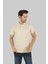 Erkek Yakalı Pamuk Toprak Renk Tshirt 1