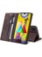 Galaxy M31 Iki Kart Yuvaları Için Kılıf Kickstand Premium Deri (Yurt Dışından) 4