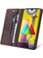 Galaxy M31 Iki Kart Yuvaları Için Kılıf Kickstand Premium Deri (Yurt Dışından) 5