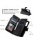 Galaxy S24 Artı 9 Kart Yuvaları Cüzdan Kickstand Manyetik Pu (Yurt Dışından) 3