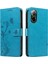 El Kayışı ve Kart ile Realme C67 4g Kabartmalı Kelebek Için Flip Case (Yurt Dışından) 1