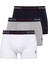 U.S.POLO 80155 ERKEK 3 LÜ LİKRALI COTON BEYAZ-GRİ-LACİVERT BOXER 1