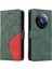 Realme 12 Pro Artı Kickstand Koruyucu Iki Renkli Dikiş Için Flip Case (Yurt Dışından) 1