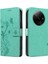 Xiaomi Redmi A3 Için Flip Case El Kayışı ve Kart ile Kabartmalı Kelebek (Yurt Dışından) 1