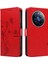 Realme 12 Pro Artı Kabartmalı Kelebek Cüzdan Telefon Kılıfı Için Flip Case ve (Yurt Dışından) 1