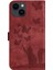 IPhone 14 Için Kılıf Artı Kabartmalı Kelebek Kedi Flip Folio Cüzdan Kılıf (Yurt Dışından) 4