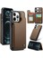 IPhone 12 Pro Max Rfıd Engelleme Kart Tutucu Pu Için Caseme Cüzdan Kılıf (Yurt Dışından) 2