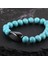 Erkekler Kadınlar Doğal Taş Hematit Charm Lapis Lazuli Bilezikler Lava Rock Turquoises Boncuklu Bileklik Basit Tasarım Takı (Yurt Dışından) 4