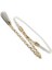 Vrouwen Metal Taille Ketting Gevlochten Riem Smalle Mode Grote Omvang Taille Touw Ketting Riem Wit Kwastje Dame Modellen F0068 (Yurt Dışından) 2