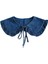Ayrılabilir Retro Omuz Wrap Yanlış Yaka Fırfır Panço Capelet Kadınlar Kız Için Dropship (Yurt Dışından) 5