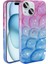 Apple Iphone 15 Kılıf Kabartmalı Simli 3D Kabuk Desenli Nacar Silikon 1