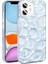Apple Iphone 11 Kılıf Kabartmalı Simli 3D Kabuk Desenli Nacar Silikon 1