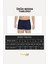 Erkek 3 Adet Likralı Slim Fit İnce Kumaş Günlük Kullanıma Uygun Özel Paketinde Ekonomik Boxer 4