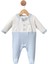 Erkek Bebek Three Teddy Papyon Detaylı Patikli %100 Pamuk Tulum 5