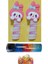Kız Çocuk Spiral Yaylı At Kuyruğu Toka Ayıcıklı, Sanrio, Tavşanlı, Pokemon, Kuromi Kawaii Makarna Prenses Toka 2 Adet 1