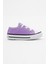 Çocuk Unisex Lila Rahat Kalıp Bağcıklı Sneaker 1