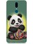 Vestel Venus V7 Uyumlu Yavru Panda ve Renkleyip Desenli Silikon Kılıf 1