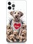 Apple Iphone 12 Pro Uyumlu Anne Köpek ve Yavruları Desenli Silikon Kılıf 1