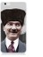 Apple Iphone 6 Plus Uyumlu Mustafa Kemal Atatürk Desenli Silikon Kılıf 1