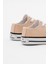 Çocuk Unisex Bej Rahat Kalıp Bağcıklı Sneaker 5