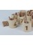 Aliwooden Montessori Rakamlı Çubuklu Kaseler 2