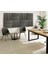 50X50CM 1 Adet Gri Renk Akustik Panel 3mm Keçe ve 8mm Mdflam Salon Ofis Duvar Çıtası Paneli Soma 3
