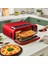 Multicrust Artisan Retro Pizza Makinesi ve Airfryer Metallic Red 2