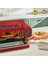 Multicrust Artisan Retro Pizza Makinesi ve Airfryer Metallic Red 3